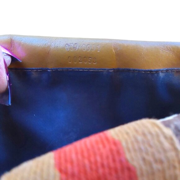 GUCCI Vintage Canvas GG Sherry line Clutch EUC - Picture 9 of 9